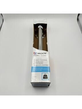 Moen 9” Chrome Designer Hand Grip Home Care Supports 250lbs New